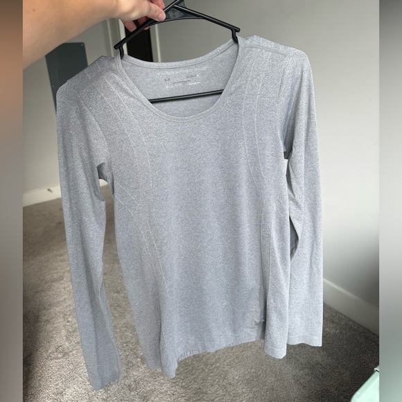 Grey under armour heatgear long sleeve - Picture 1 of 3